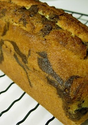 マーブルチョコパウンドケーキ-レシピのメイン写真