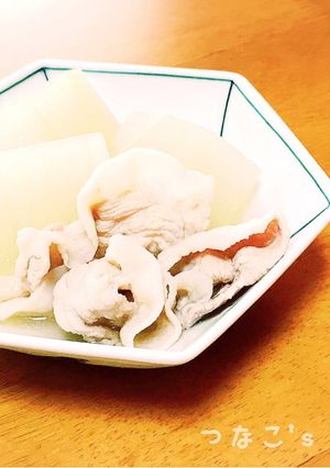調味料は白だしのみ!豚肉と冬瓜の煮物-レシピのメイン写真