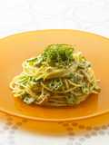 オクラの冷製パスタ
