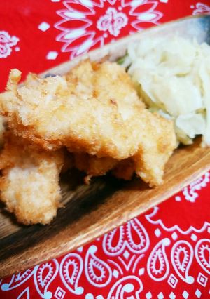 肉が溶ける~!ササミの塩ヨーグルトフライ-レシピのメイン写真