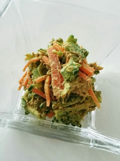 ゴーヤとサバ缶のマヨカレーサラダ-レシピのメイン写真