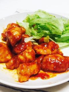 鶏もも肉のピリ辛炒め-レシピのメイン写真