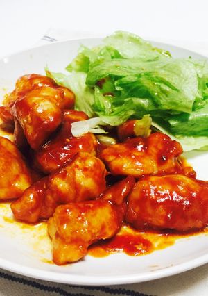 鶏もも肉のピリ辛炒め-レシピのメイン写真