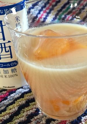 甘酒クラッシュゼリードリンク-レシピのメイン写真