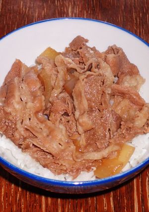 簡単な調味料による吉野家牛丼の再現レシピ-レシピのメイン写真