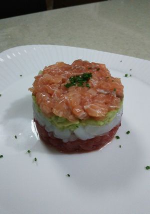 お刺身ミルフィーユ-レシピのメイン写真