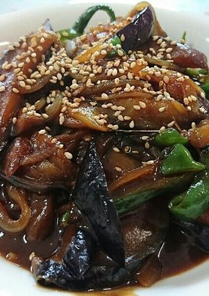 赤味噌で♪茄子の味噌炒め-レシピのメイン写真