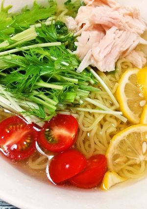 さっぱり！塩レモン冷やしラーメン-レシピのメイン写真