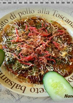 巨大キュウリのお好み焼き-レシピのメイン写真