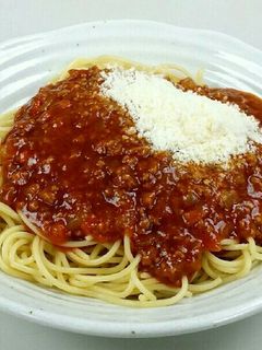 ミートソースパスタ-レシピのメイン写真