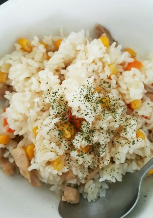 残りご飯で簡単ピラフ簡単ランチ-レシピのメイン写真