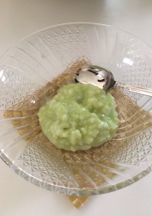簡単！離乳食おやつ～ご飯でずんだ餅風～-レシピのメイン写真