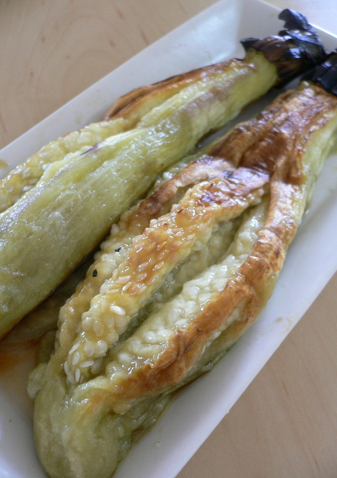 ♪焼きなすの　皮をつるんと　剥く方法♪-レシピのメイン写真
