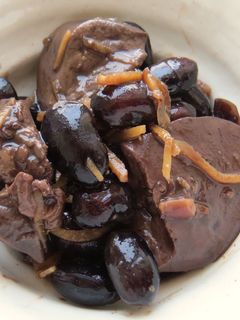 鶏レバーと黒豆の赤ワイン煮-レシピのメイン写真