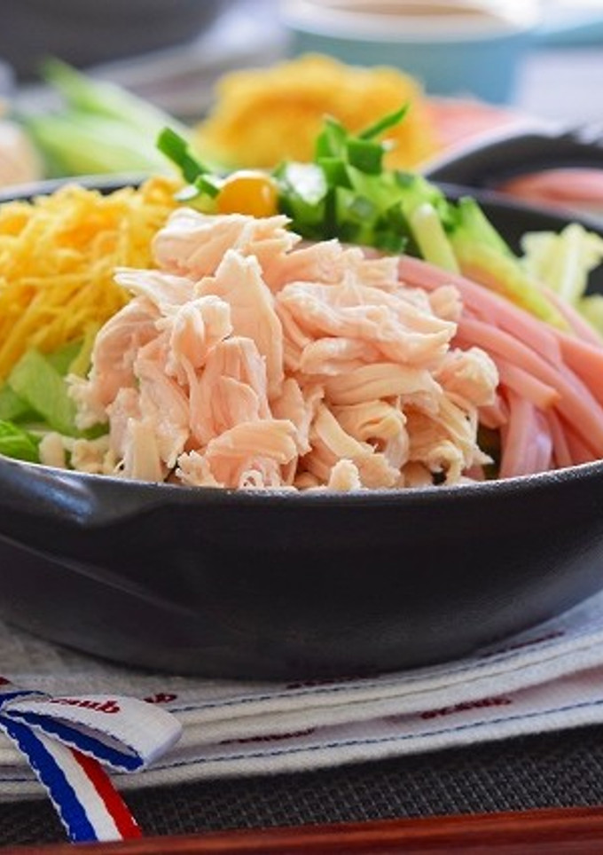 ストウブでしっとり鶏のささ身-レシピのメイン写真