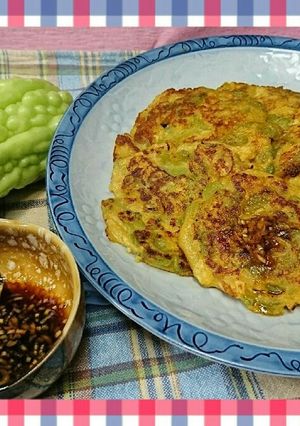 豆腐でつくるゴーヤのチヂミ-レシピのメイン写真