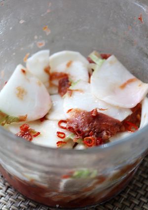 夏バテ防止にも 梅肉でカブの浅漬け-レシピのメイン写真