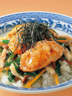揚げギョーザの彩り丼-レシピのメイン写真