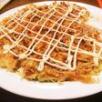 そうめんリメイクもっちりお好み焼き!