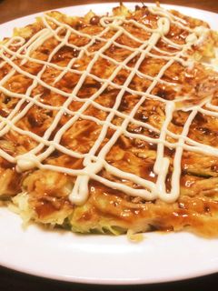 そうめんリメイクもっちりお好み焼き!-レシピのメイン写真