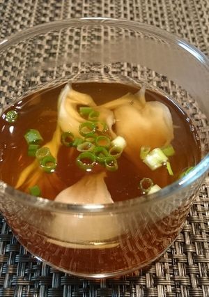 ほうじ茶香る　きのこの冷製スープ-レシピのメイン写真