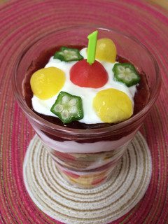 1歳☆誕生日☆ご飯・ケーキ代わりにパフェ-レシピのメイン写真