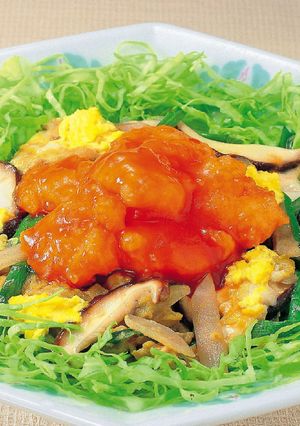 中華卵のチリソースかけ-レシピのメイン写真