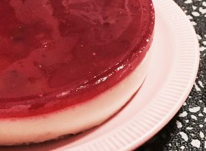 葡萄とヨーグルトのケーキ風二層ゼリー-レシピのメイン写真