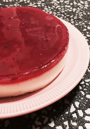 葡萄とヨーグルトのケーキ風二層ゼリー-レシピのメイン写真