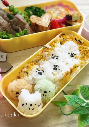 キャラ弁！隅っこにすみっこぐらし-レシピのメイン写真