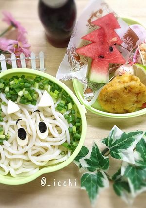 麺弁当!うどんでムーミン-レシピのメイン写真