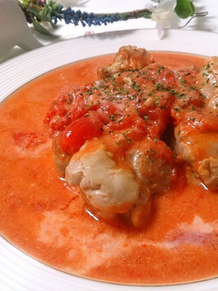 ほどよい酸味♪♪チキンのトマトクリーム煮-レシピのメイン写真