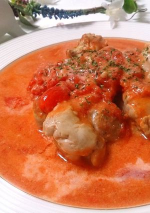 ほどよい酸味♪♪チキンのトマトクリーム煮-レシピのメイン写真