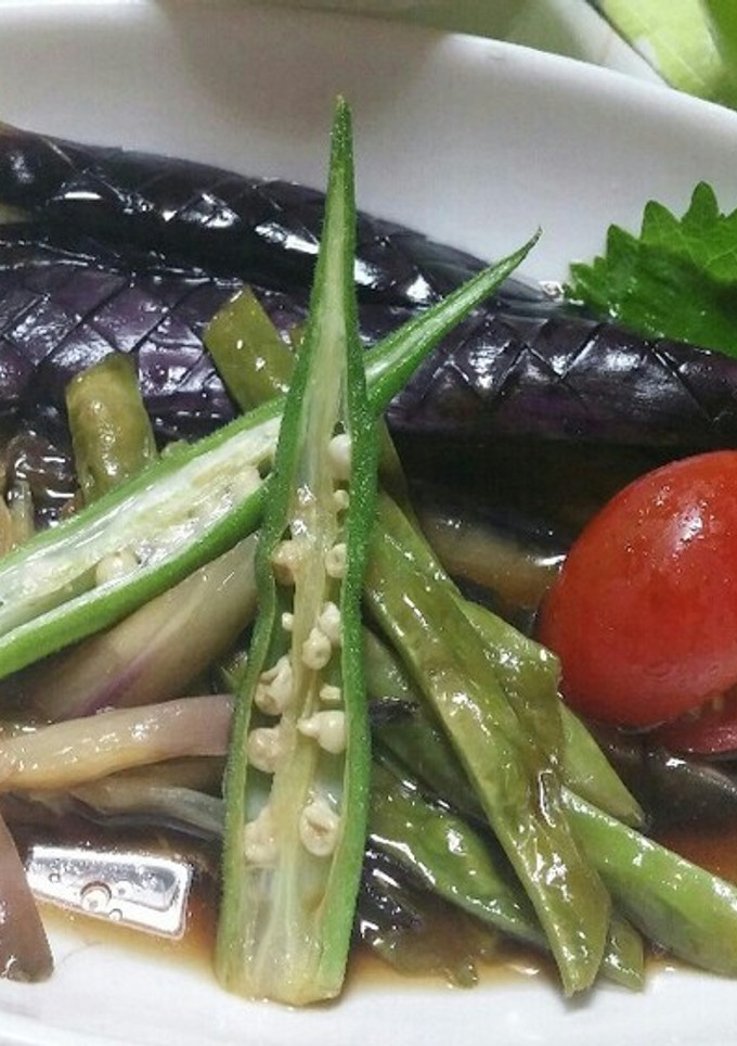 夏野菜みょうががうまいあげびたし-レシピのメイン写真