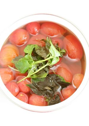 ミニトマトみりん蜜漬け-レシピのメイン写真