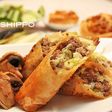 フライパンでメンチカツ春巻き