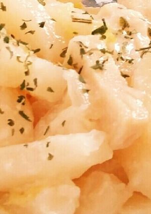 白菜玉ねぎ青のり豆乳めんつゆうどん離乳食-レシピのメイン写真