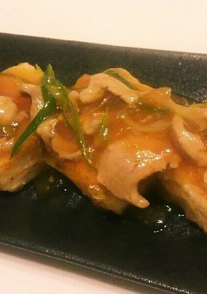 簡単節約☆豚肉豆腐あんかけ-レシピのメイン写真