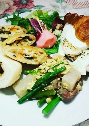 中華&イタリアン折衷ランチプレート-レシピのメイン写真