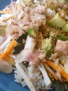 ミョウガで夏のちらし寿司-レシピのメイン写真