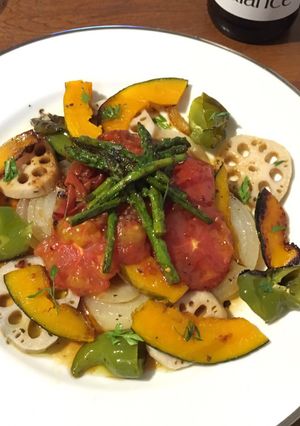野菜の甘みがギュッ 夏野菜の低温グリル-レシピのメイン写真