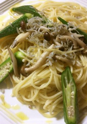 ジャコとしめじのスパゲッティー-レシピのメイン写真