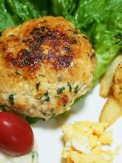たっぷり大葉のつくねバーグ-レシピのメイン写真