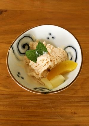 ネクタリンバニラアイス-レシピのメイン写真