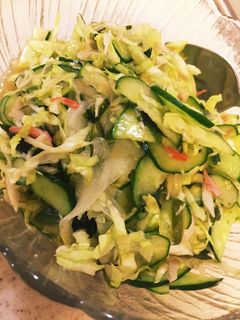 キャベツとわかめの中華サラダ-レシピのメイン写真