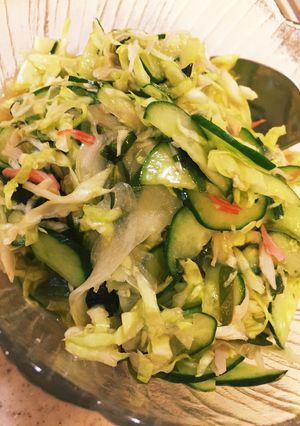 キャベツとわかめの中華サラダ-レシピのメイン写真