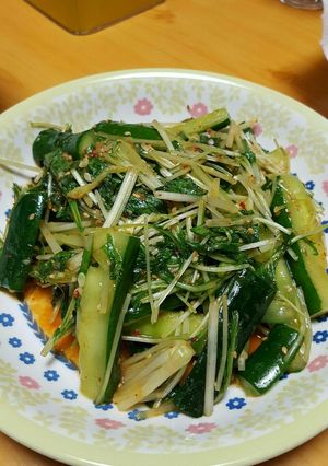 水菜ときゅうりのキムチ-レシピのメイン写真