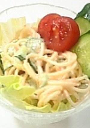 明太キュウリのサラダスパ-レシピのメイン写真