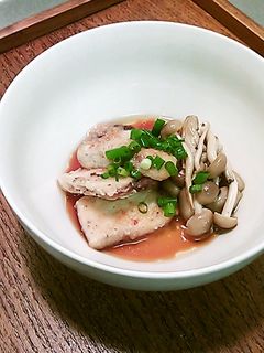 カジキマグロとシメジの冷製-レシピのメイン写真
