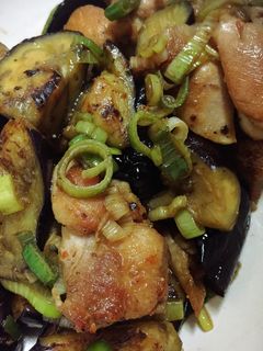 茄子と鶏肉の甘酢炒め-レシピのメイン写真